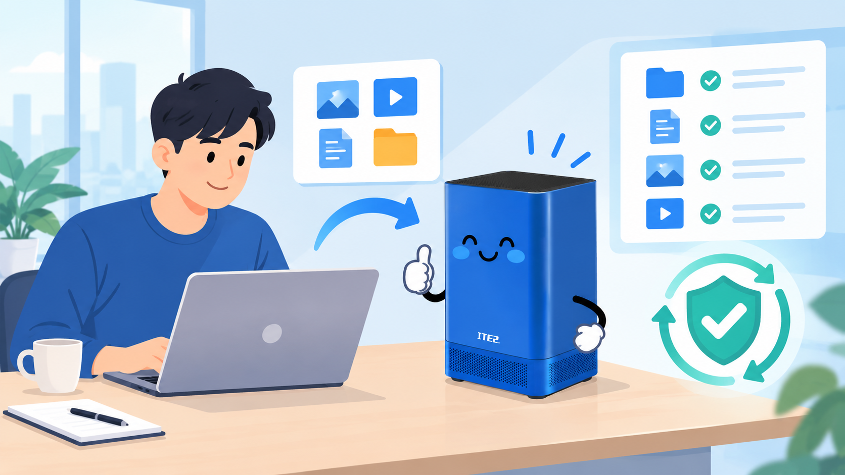 Win10 NAS 備份完成後,如何確認資料真的完整?